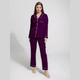 purple silk suit fabric silk jersey